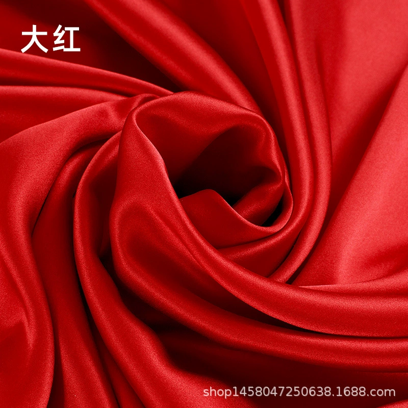 Silk fabric 100% mulberry satin, 114 cm width, 16 momme, plant‑dyed, wholesale multi‑color