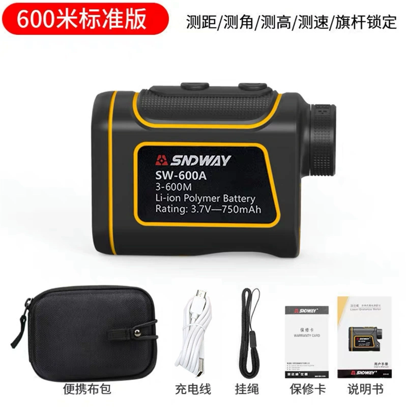 Дальномер SNDWAY для глубокого телескопа, измерение высоты и скорости на открытом воздухе, дальномер для гольфа SW1000A