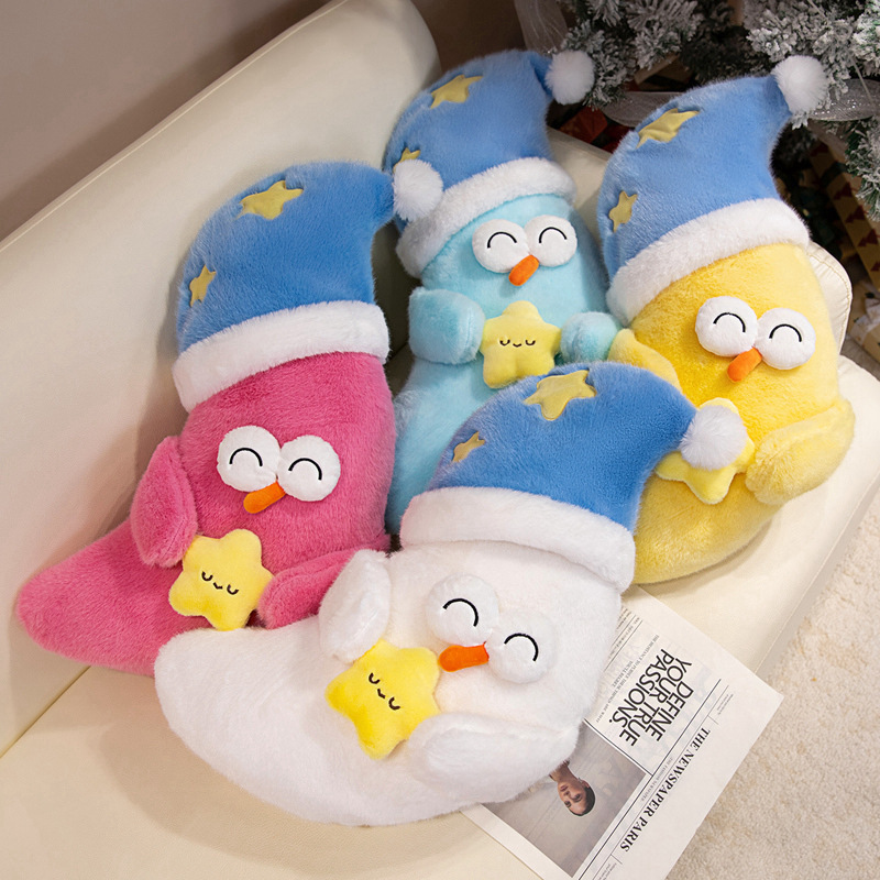 Caricatura encantadora serie de buenas noches, almohada de peluche, almohada para dormir, almohada para dormir, sofá para decorar el hogar