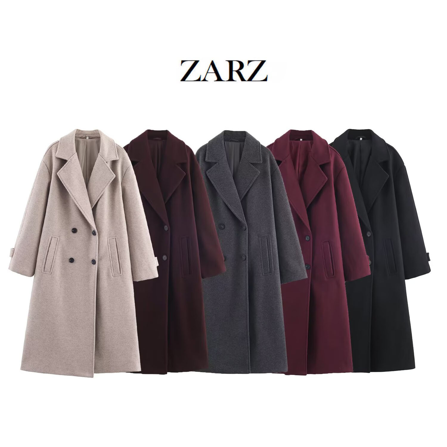 Zarz Homemade European and American Style New Women's Fashionable Casual Loose Soft Outwear Jacket 3046298