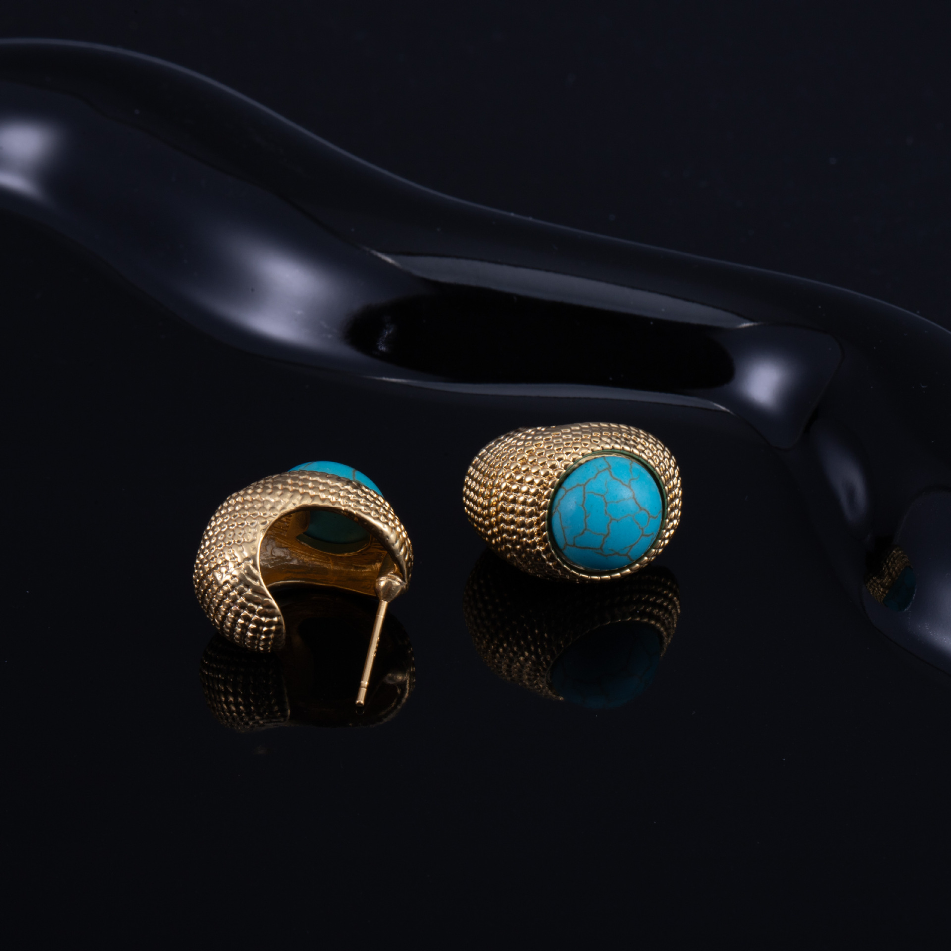 Copper Gold Color  Earring