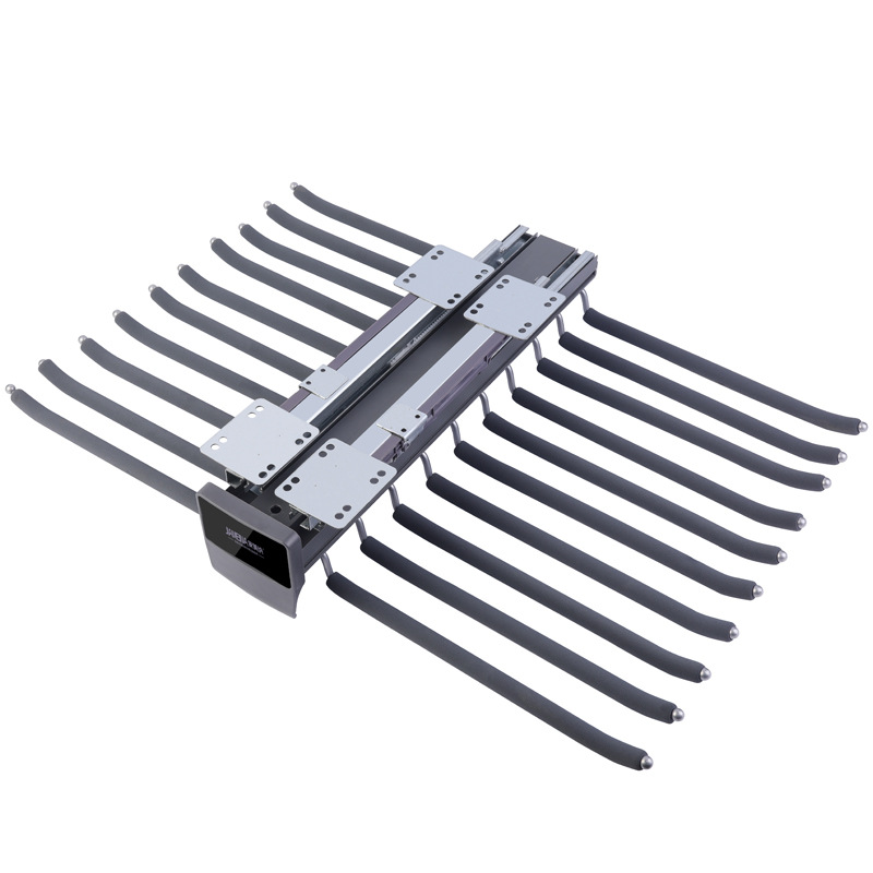 Pantalones de amortiguación rack armario incorporado retráctil extraíble carril de deslizamiento multifuncional montado en la parte superior pantalones laterales pantalones de pull-up artefacto de almacenamiento