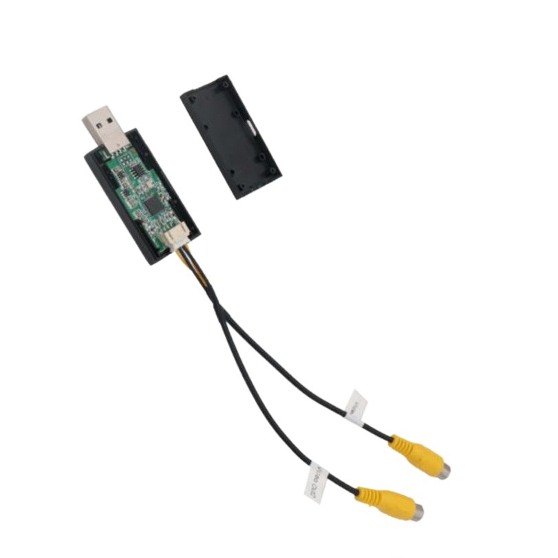 Aplicable a Android coche de navegación en pantalla grande USB a CVBS salida de vídeo para entretenimiento trasero reposacabezas pantalla techo máquina
