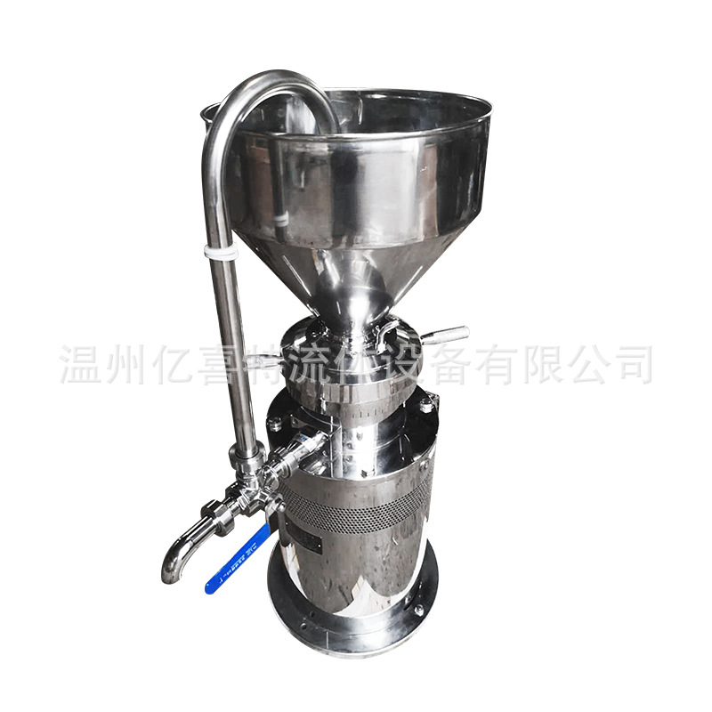 Grado higiénico de acero inoxidable coloidal molienda mantequilla de maní sésamo molino de salsa de tomate molino de alimentos fino molino ultra fino