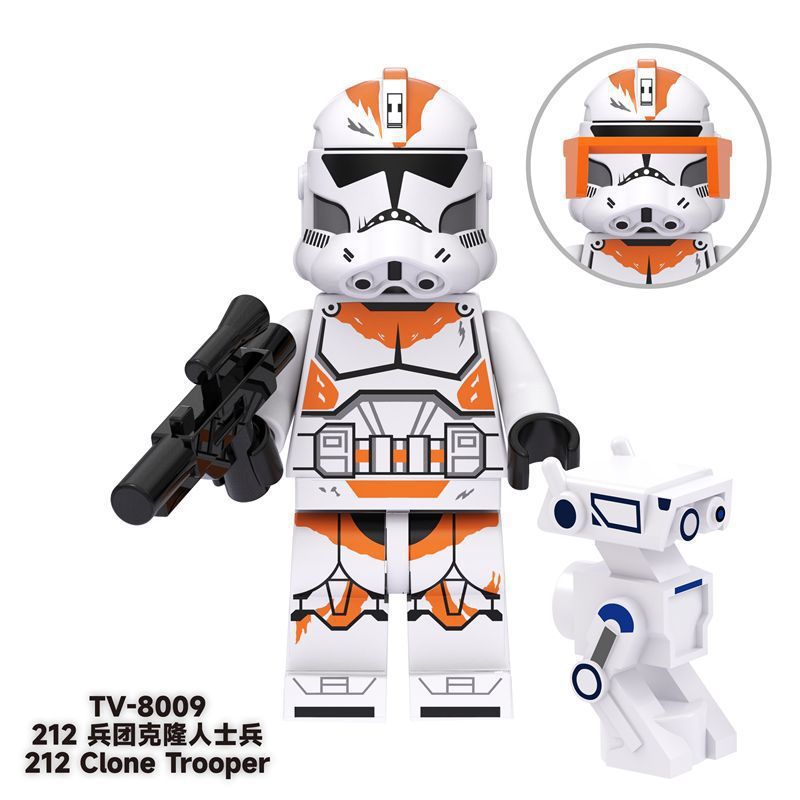 レゴ スター・ウォーズ クローン・アソカラム・オビ＝ワン TV6101 ビルディングブロック ミニフィギュア組み立て玩具と互換性があります。|undefined