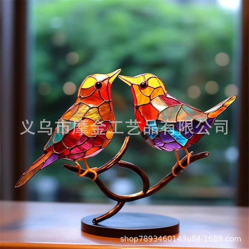 クロスボーダーアマゾンヨーロピアンスタイルの鳥の家の装飾装飾品ハイエンドニッチクラフト装飾装飾品|undefined