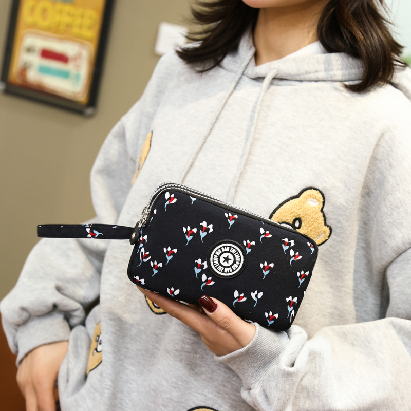 Nuevo bolso de lona de las mujeres bolso de mano Bento bolsa de tela de mediana edad y anciano madre trabajo bolsa de nylon