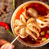 Headshot Spicy and spicy octopus Cooked Seafood can octopus snacks octopus precooked and ready to be eaten spicy Squid