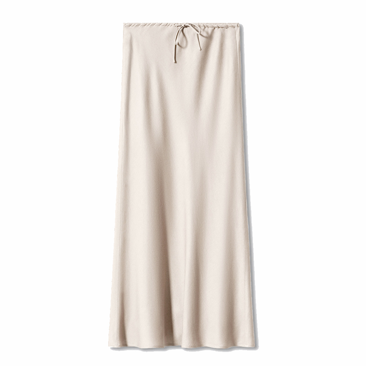 Sommer Frühling Einfacher Stil Einfarbig Polyester Maxi Langes Kleid Röcke display picture 4