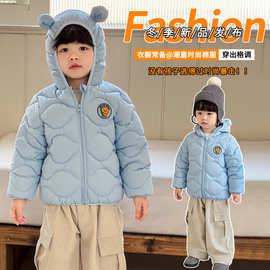 品牌专柜宝宝羽绒棉服洋气男童冬季外套婴儿新款小孩棉衣服女童装