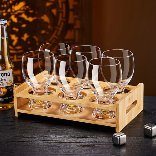 Luxury casual high-end craft beer mug wheat beer mug home use Instagram glass cup creative cold drink cup wine glass single piece