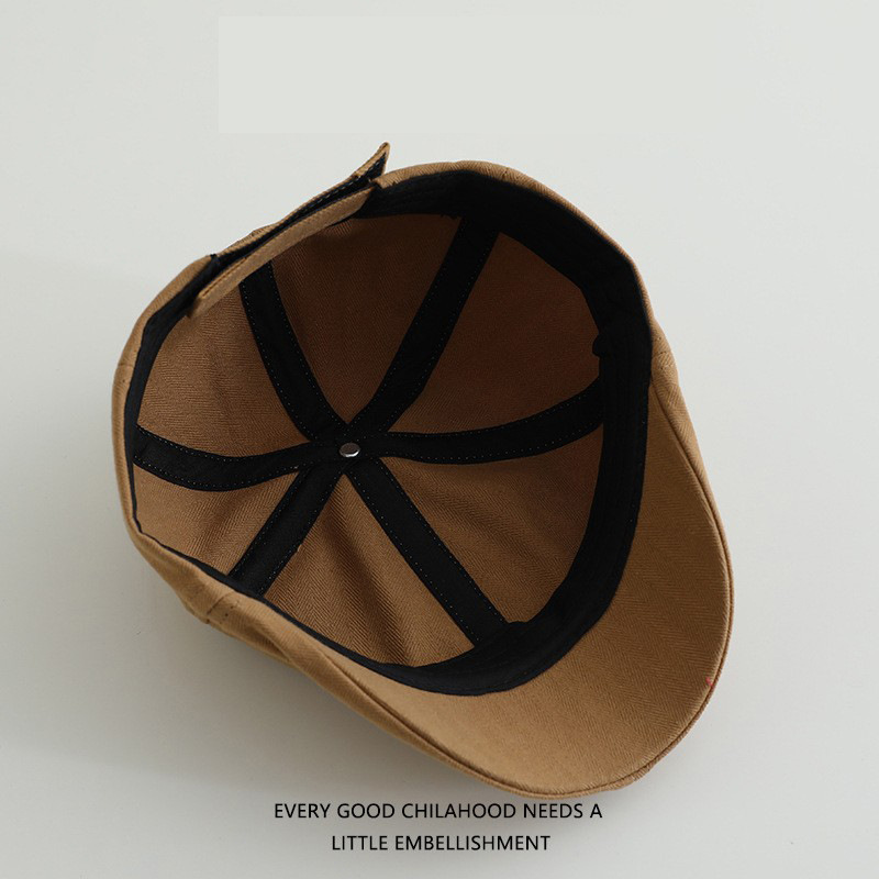 Sombreros para bebés coreanos primavera y otoño delgados estilo extranjero boina versátil para niños sombreros de boca de pato para niñas sombreros de verano hacia adelante