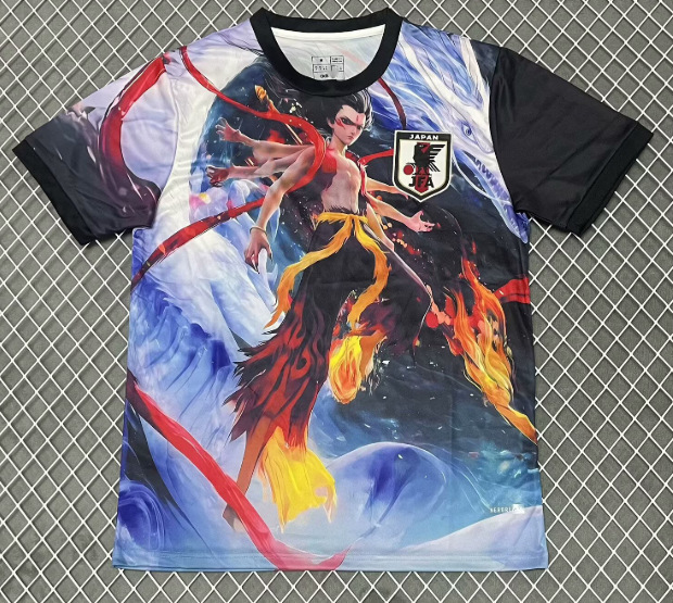 25-26 Nueva camiseta de anime de camiseta japonesa One Piece Samurai Sakura Dragon Ball Uniforme de fútbol transfronterizo de edición especial