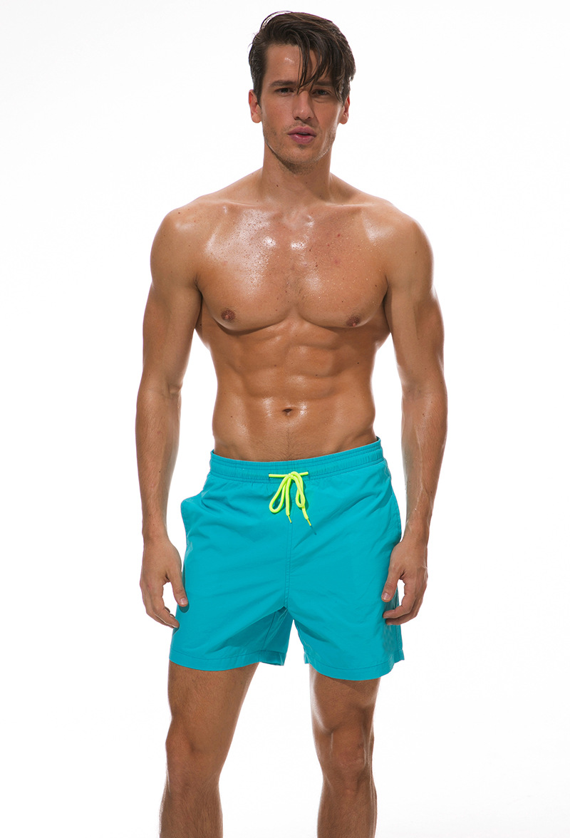 210g Weight Shorts Pants Length Polyester Fabric Type Mid Waist Waist Line Straight Pants Pants Type Inelastic Elasticity Beach Occasion Regular Fit Fit Type Solid Color Pattern Summer Season Men's Gender Casual Style Men's Quick-drying Beach Shorts Sports Casual Shorts Swimming Shorts Solid Color Men's Clothing 5