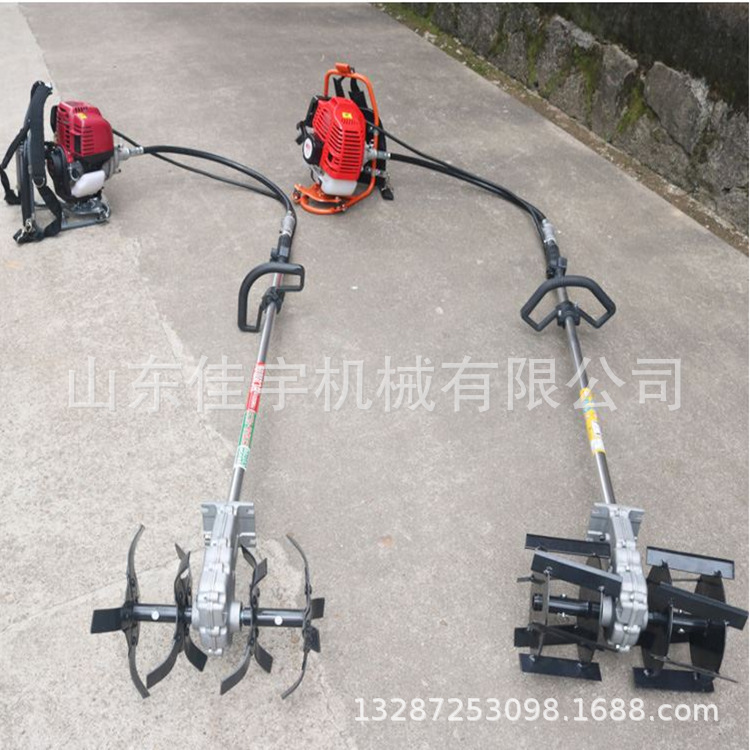 茶园背负式割草机春季丘陵除草机 四冲程汽油松土机