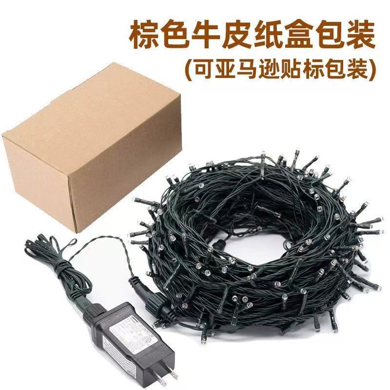 Transfronterizos Amazon Sky Star línea verde oscura al aire libre baja tensión LED string string