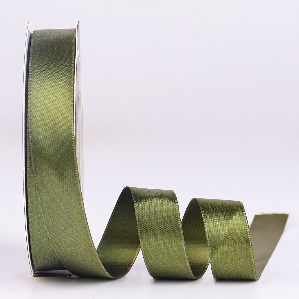 Cinta de dos colores de doble cara de color sólido al por mayor material de envoltura de tienda de flores de DIY cinta de embalaje de flores cinta de poliéster simple