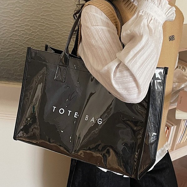 2026 Early Spring Effortless Casual Commuter Handbag Large Capacity Stylish Simple Waterproof Shoulder Tote Bag - Thumbnail 2