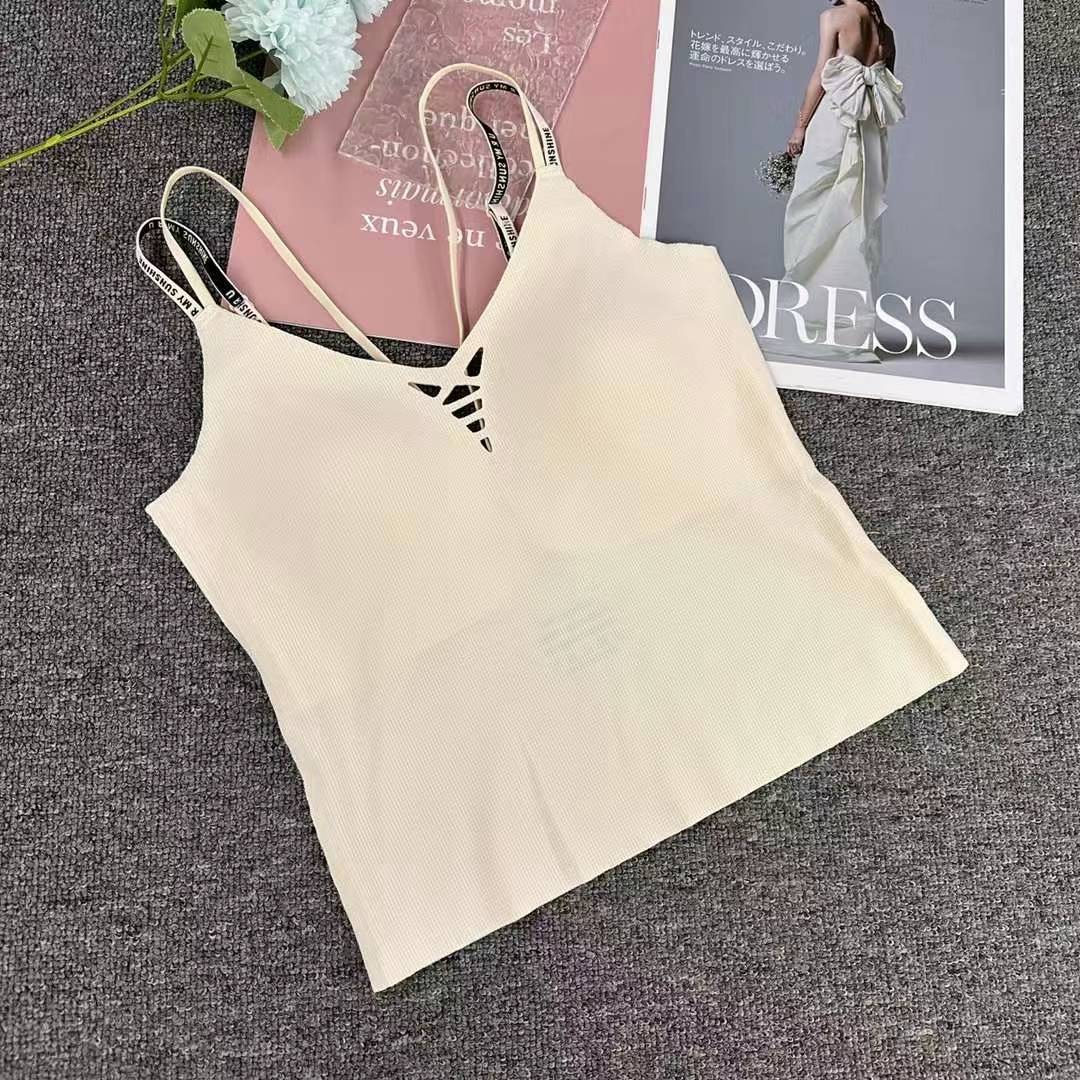 Nuevo cinturón sin marcas de alta calidad de belleza de espalda chaleco de mujer sin anillo de acero bra de yoga ropa interior deportiva mujer