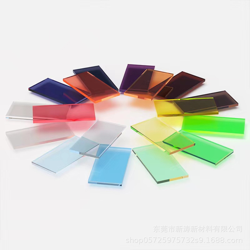 透明亚克力板加工抛光粘贴热弯uv打印diy手工有机玻璃板pmma板