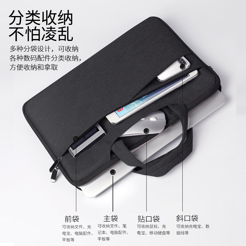 Handheld fleece wear-resistant laptop