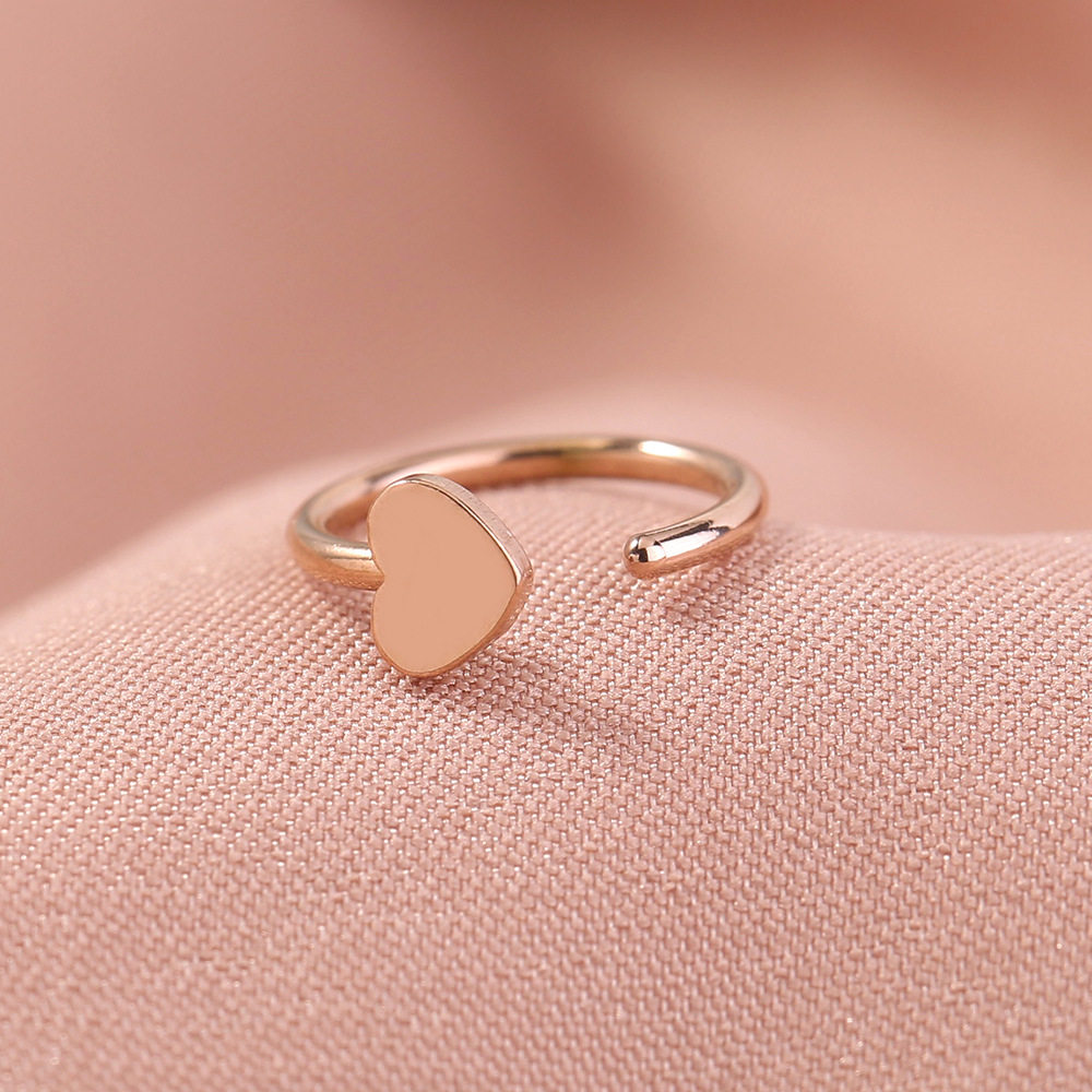 fashion temperament stainless steel no perforation piercing heart-shaped nose clip