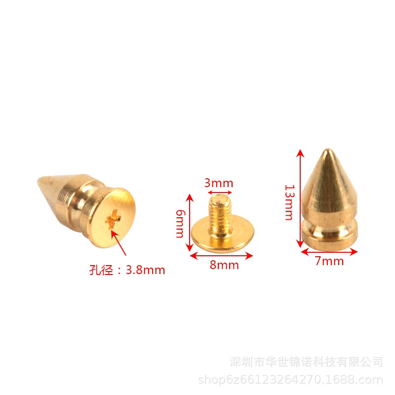 [优惠直销锌合金朋克钉和尚头 箱包皮具五金配件螺丝DIY手工批发价]