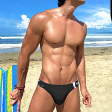 男士丁字裤夹臀无腰超低腰性感提臀免脱后空同志骚气T裤OR6401