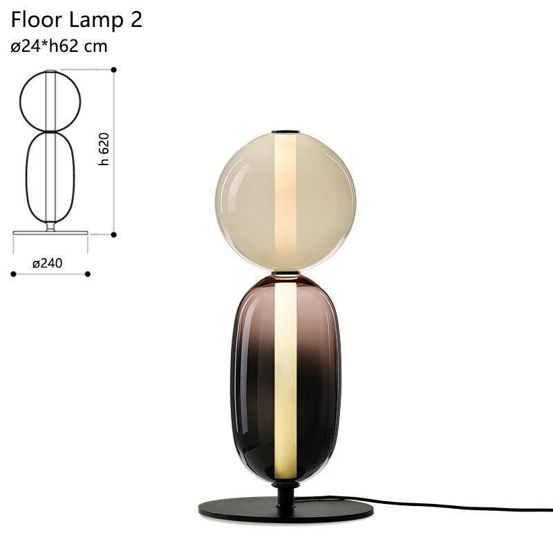 Торшер-дизайнер Bana Lighting Pebbles в стиле легкой роскоши
