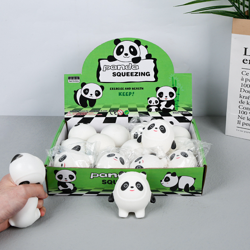 Decompression springback silica gel panda Toys Toys Decompression Toys decompression wholesale tiktok Slow