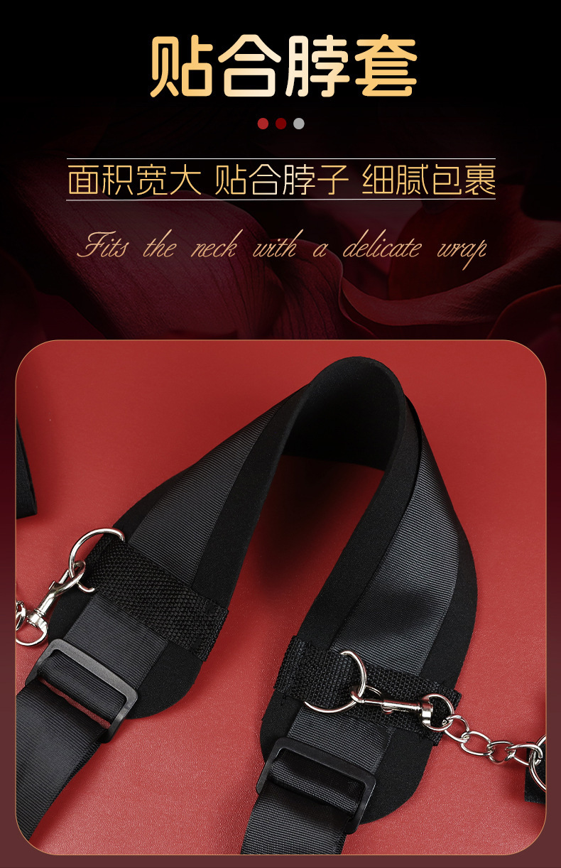Nylon Bondage Restraint Set with Blindfold for Couples — detail image 15