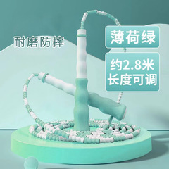 初心者向け竹節縄、子供用調節可能、絡まらない、大人用フィットネス運動器具、エクストリーム縄跳び、子供専用