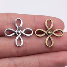 中国结连接件吊坠 DIY合金挂件配饰厂家直销 18x23mm 单重约1.6g