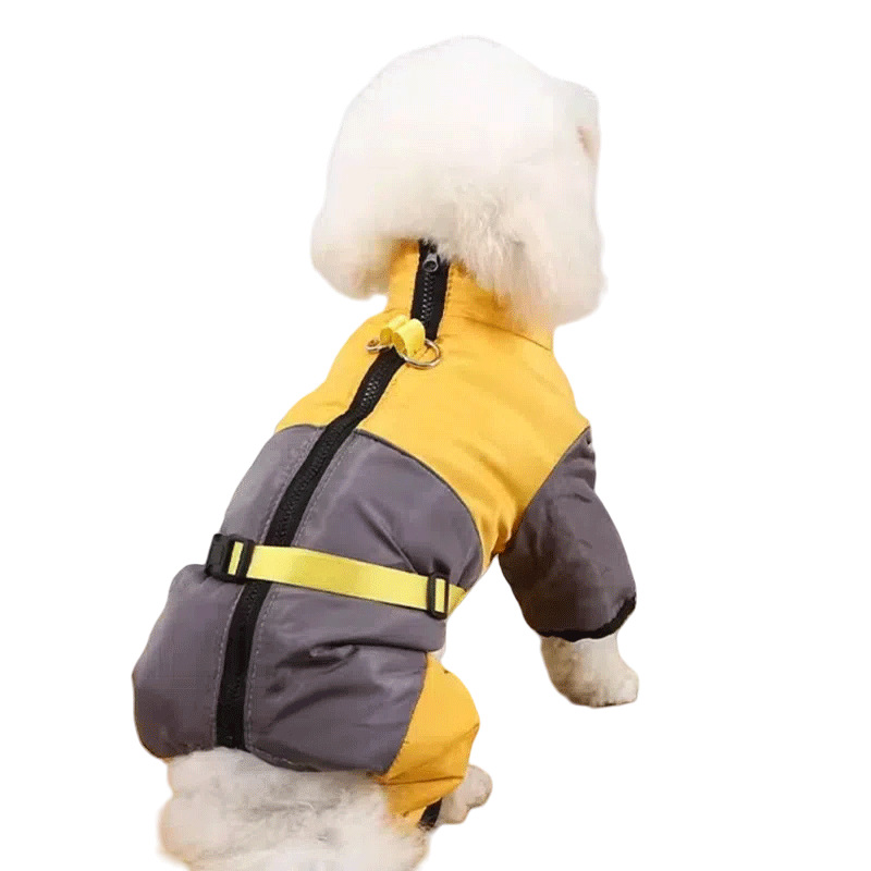 (2개) 개 면 옷, 겨울 애완 동물 작은 개 아래로 면 옷, 가을 겨울 작은 개 테디 베어 따뜻하고 두껍게