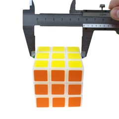 5.7cm intelligence three-stage Rubik's cube beginner entry-level heat transfer student Rubik's cube toy wholesale supply