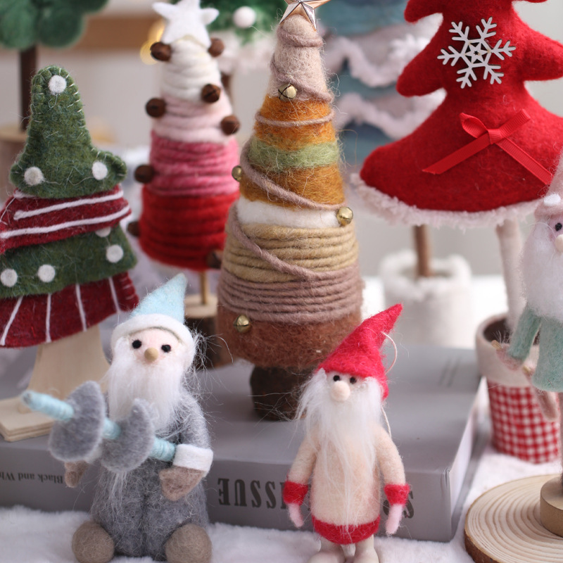 Mayorista Amazon Santa decora la escena muñeca creativa árbol de Navidad colgante decoración accesorios