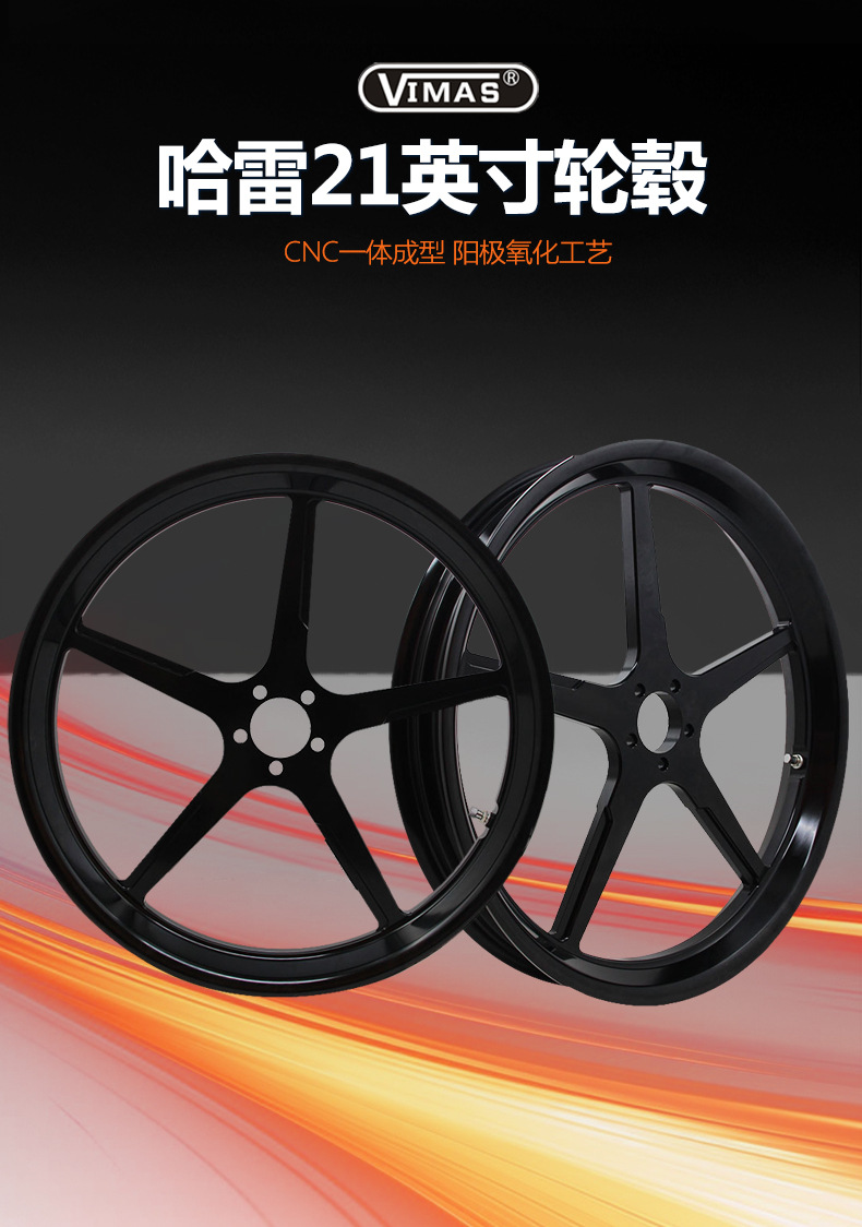 Customized 30inch Harley Motorcycle Modified Aluminum Wheels Suitable for 2008-2025 Dual-Disc Glide Touring Forged Front Wheel Hubs