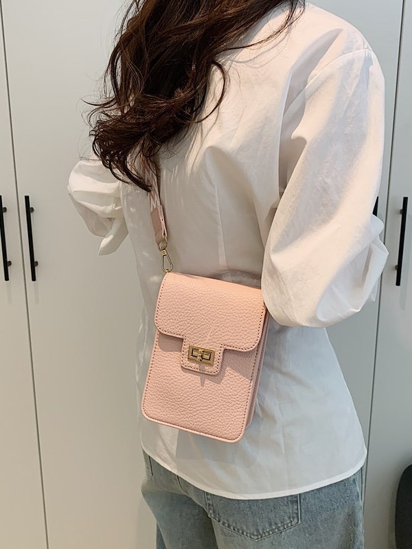 Bolsos para mujer 2025 nuevo bolso vertical para teléfono móvil transfronterizo, monedero colgante, bolso de mensajero con correa de hombro ancha retro de alta gama
