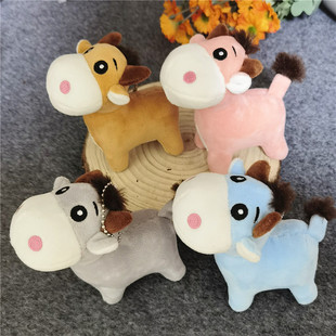 10CM��ɫСţë�q���ţţ耳װ�������Ʒ������ż��YƷ