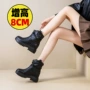 厚底弹力短筒秋冬女靴