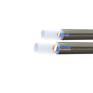 Manufacturer Supplies Teflon Braided Pipe 304/316 Stainless Steel Wire Ptfe Braided Straight Pipe with Joints