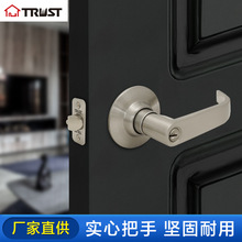 华信3491系列锌合金筒式执手锁 室内房门锁卫生间锁浴室锁锁具