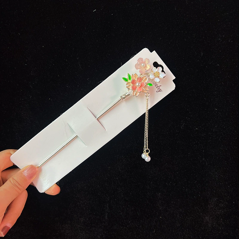 Hairpin Hanfu заколка для волос, орхидея цветочный декоративный аксессуар для волос, простая элегантная китайская стиль