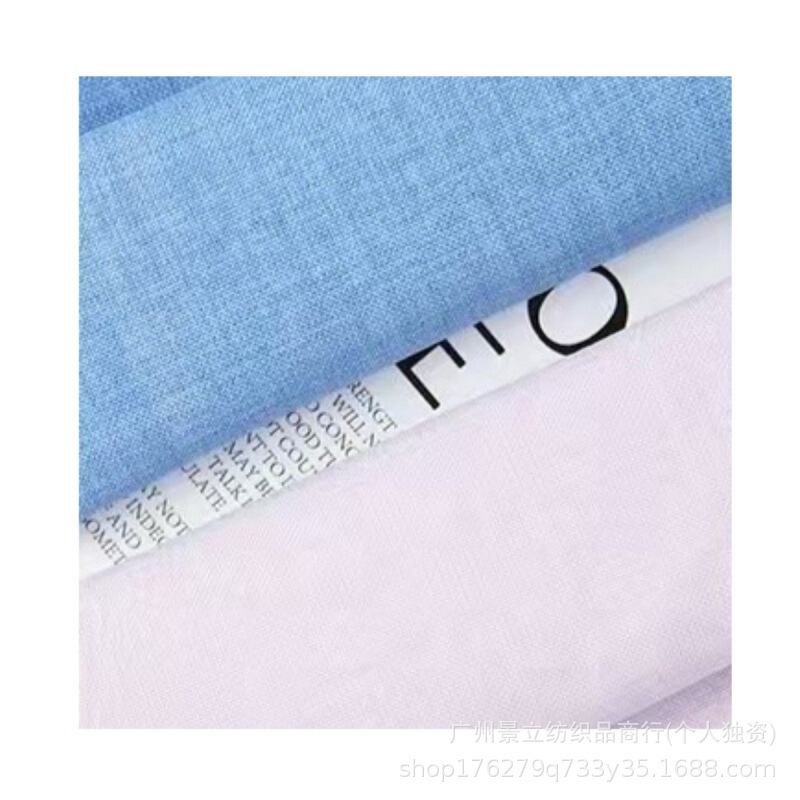 乐丽丝平纹双色布小香风面料仿麻涤纶春秋衬衣西装连衣裙服装面料|undefined
