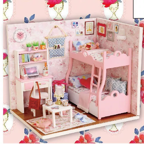 Хатик/Хижина? Маленький конструктор, игрушка, дом, DIY, котёнок, подарок на день рождения