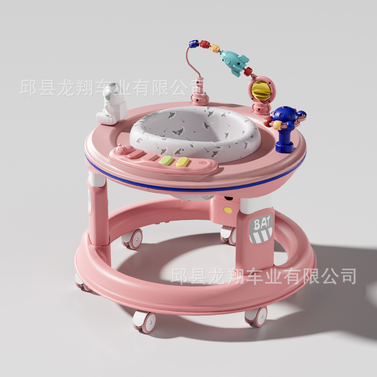 Newly designed baby walker 6 to 18 months anti-O-leg anti-rollover baby 1-3 years old children push dining chair
