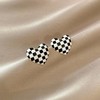 Retro earrings from pearl with tassels, silver needle, European style, wholesale