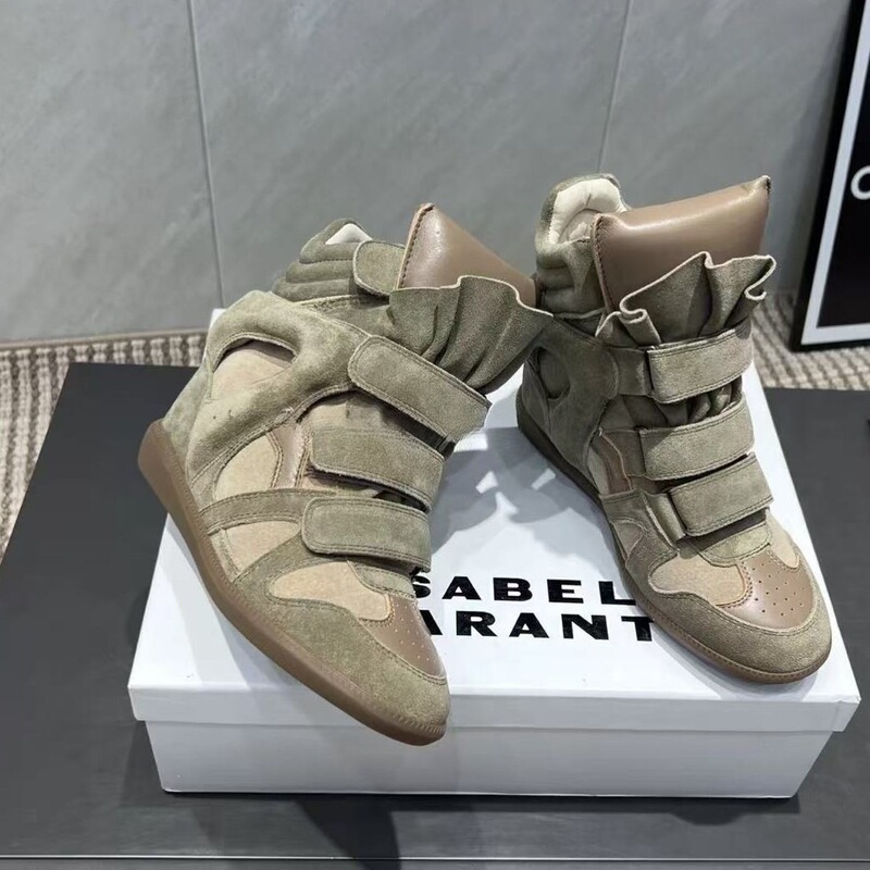 2026 Fall Hot-Selling Cross-Border Exclusive High-Top Height-Increasing Color-Block Round-Toe Women's Sports Casual Shoes, In Stock for Immediate Delivery 2026 Fall Hot-Selling Cross-Border Exclusive High-Top Height-Increasing Color-Block Round-Toe Women's Sports Casual Shoes, In Stock for Immediate Delivery