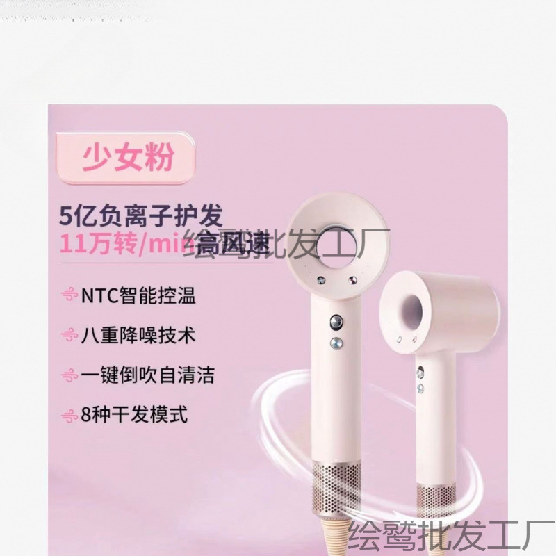 レイフェンハイパワーヘアドライヤー 家庭用マイナスイオンヘアケア 静音 強風速乾 髪を傷めない 静音速乾|undefined