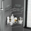 Corner frame stainless steel, towel, 2 pieces